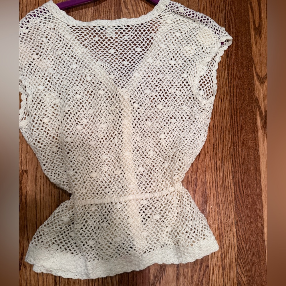 Banana Republic Cream Lace Blouse